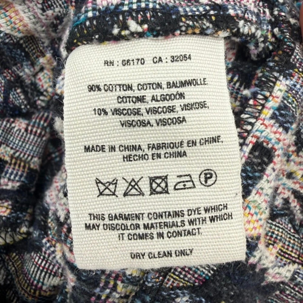Anthropologie Hei Hei Jacket Women 00P Cotton Woven Aztec Boho Tribal Festival - Picture 4 of 9